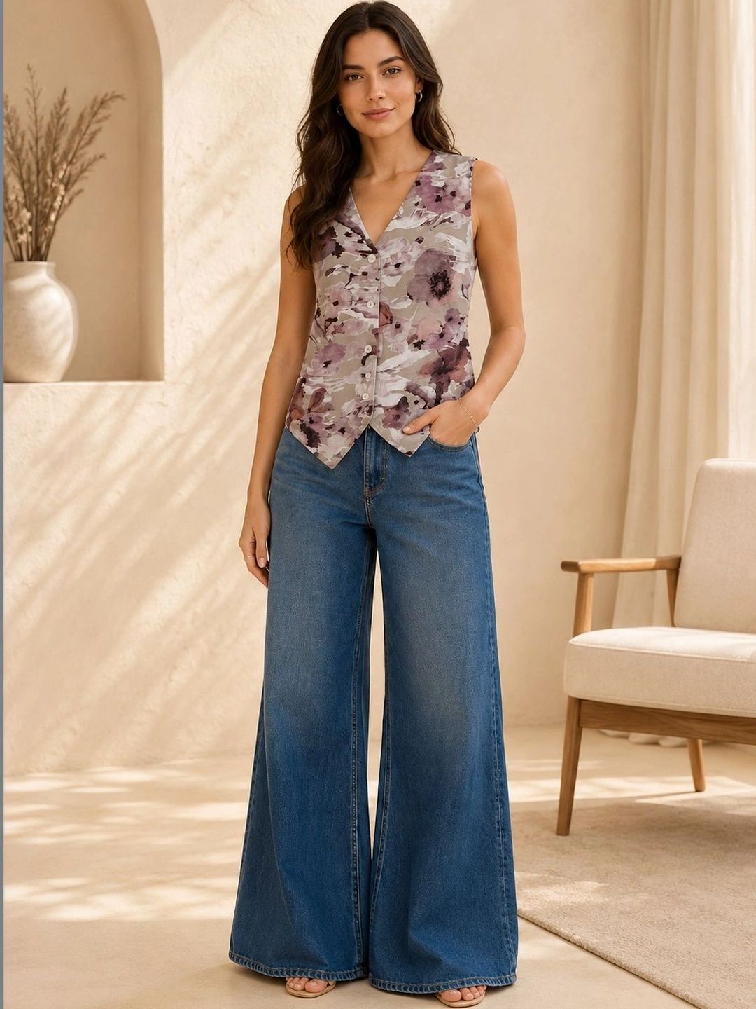 BAESD Floral Print Top-picture-20