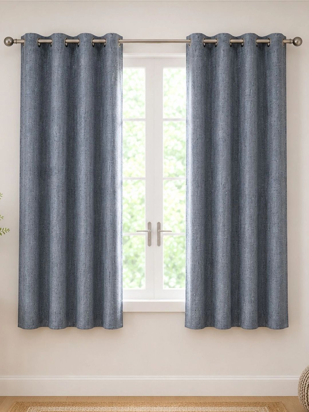 Homeful Style Grey Set of 2 Window Curtain-picture-28