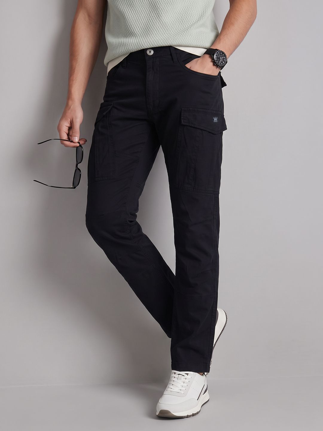 U.S. Polo Assn. Denim Co. Men Straight Fit Cargos Trouser-picture-39