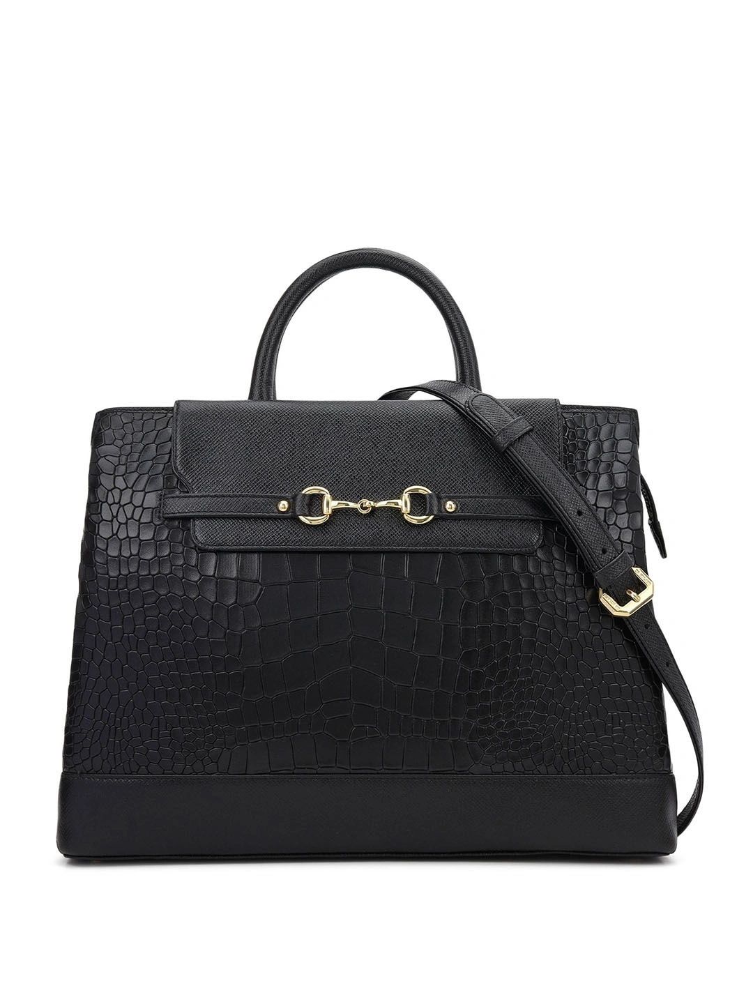 Da Milano Textured Leather Structured Handheld Bag-picture-17