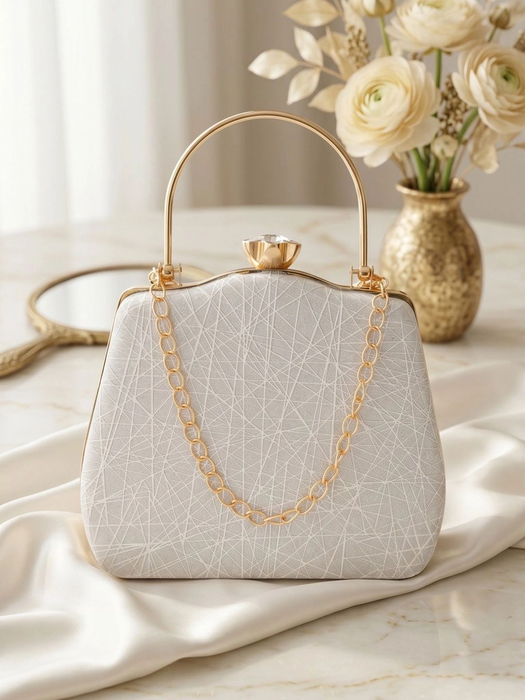 MISHA Textured Box Clutch-picture-16