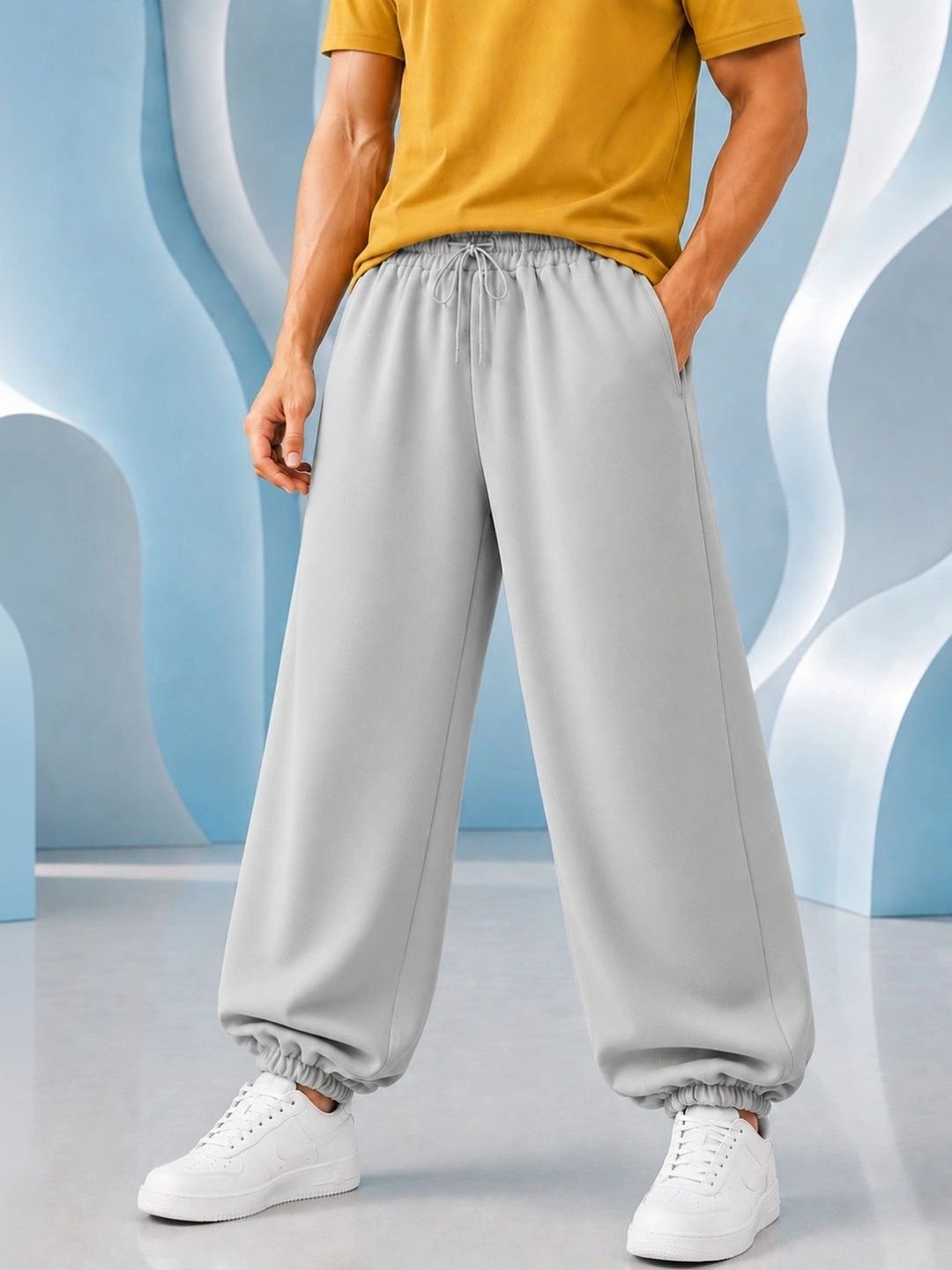 HRX by Hrithik Roshan Men Baggy Training Joggers-picture-28