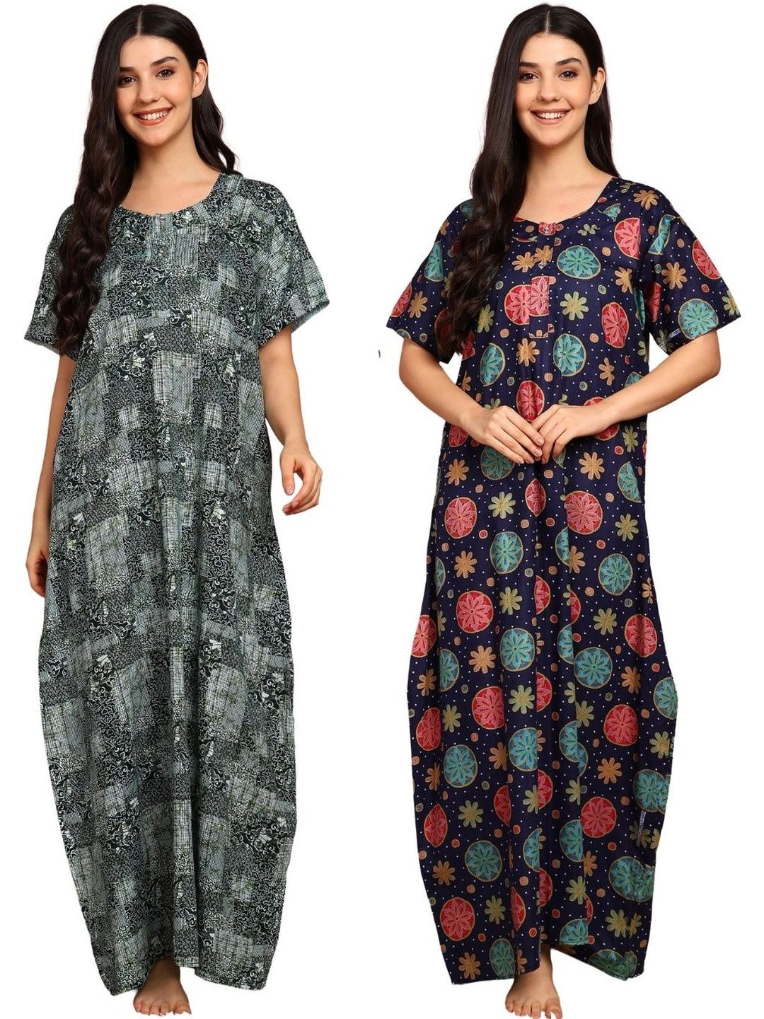 YUKATA Printed Maxi Nightdress-picture-32