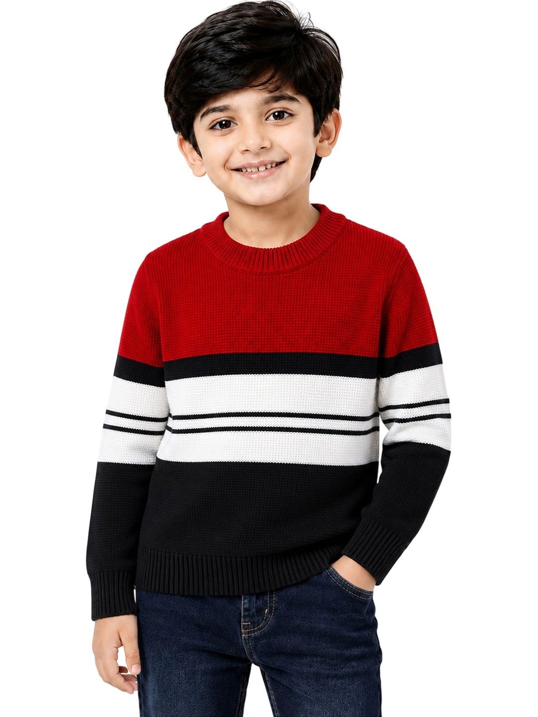 YK Boys Colourblocked Pullover-picture-20