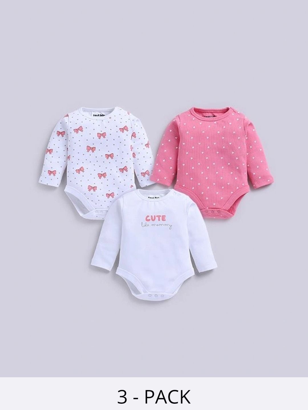 Smart Baby Unisex Kids Pack of 3 Cotton Printed T-shirt-picture-19