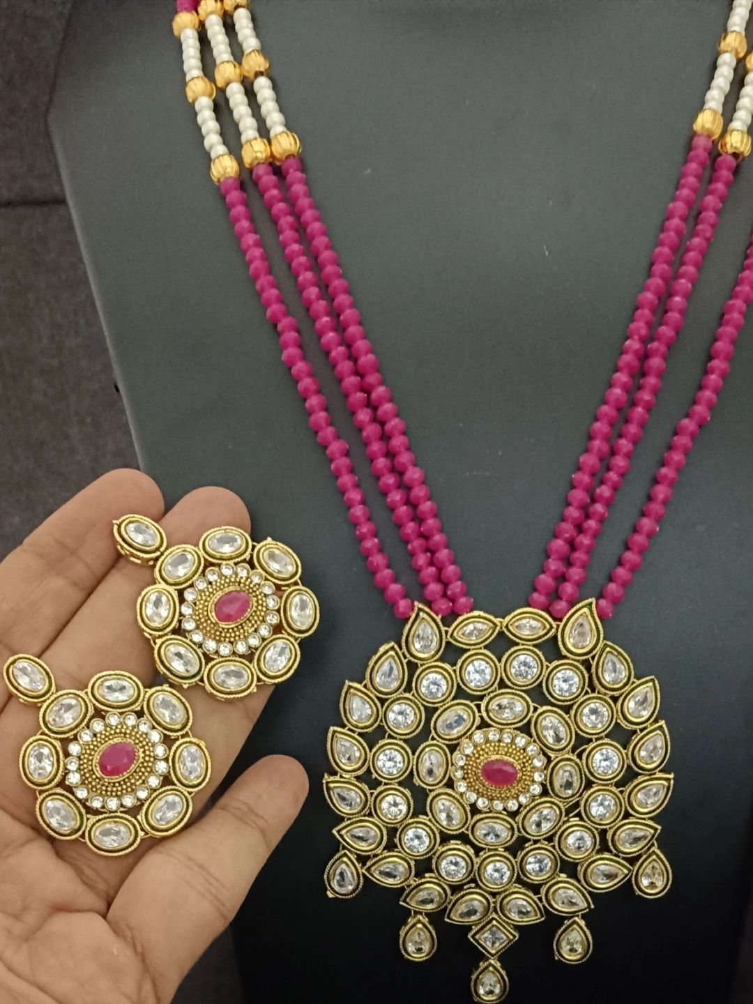 EVY Copper Gold-Plated Handcrafted Necklace-image-33
