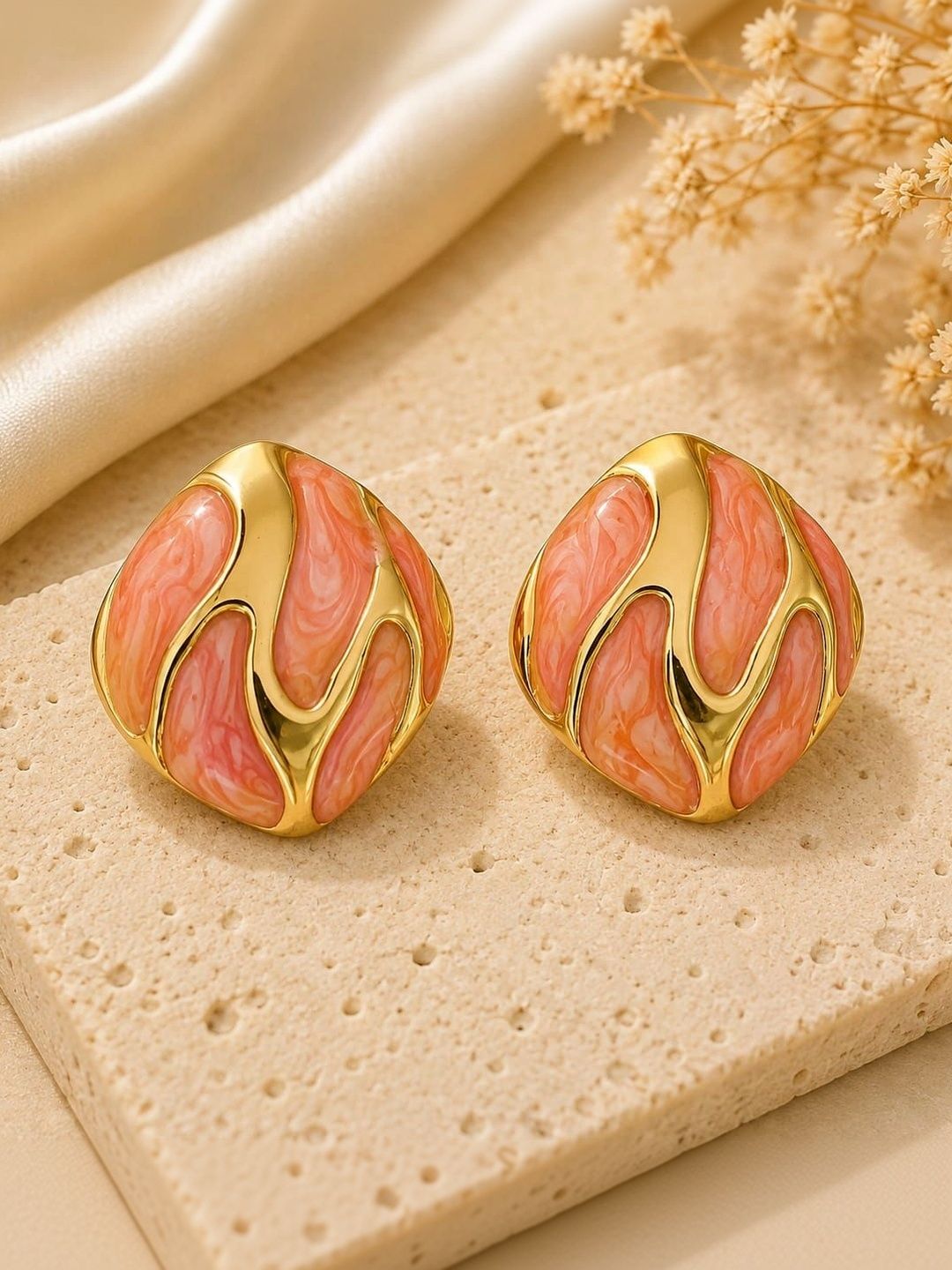 GARV GLEAM Geometric Studs Earrings-picture-26