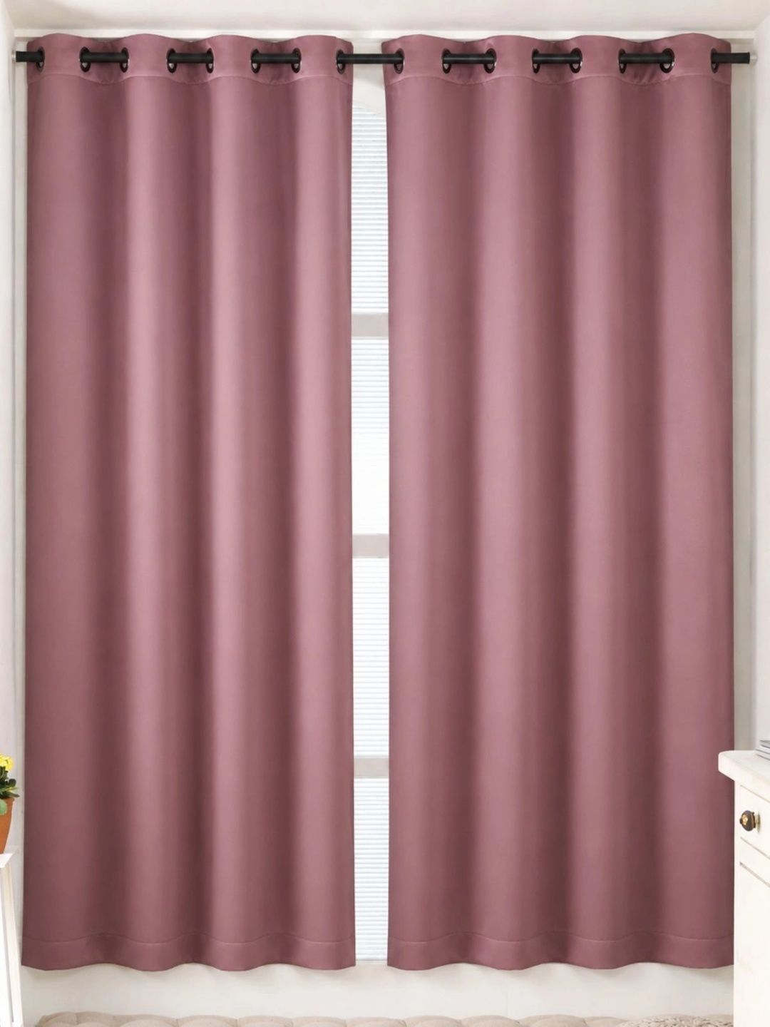 Homeful Style Rose Set of 2 Door Curtain-picture-30