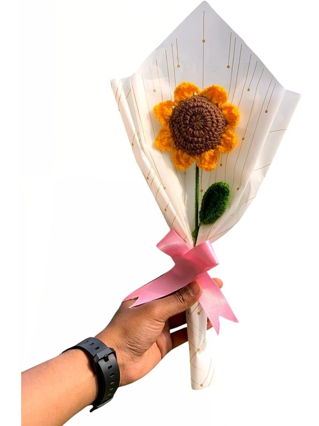 Agantuk Yellow 1 Pieces Sunflower Artificial Flower-picture-32