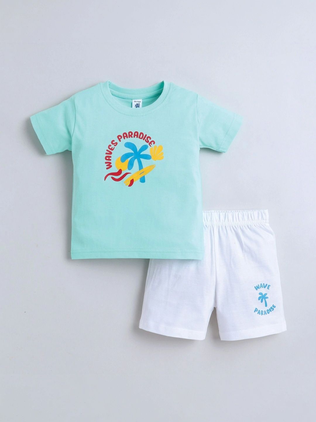 1st Step Boys Printed T-shirt with Shorts-picture-12