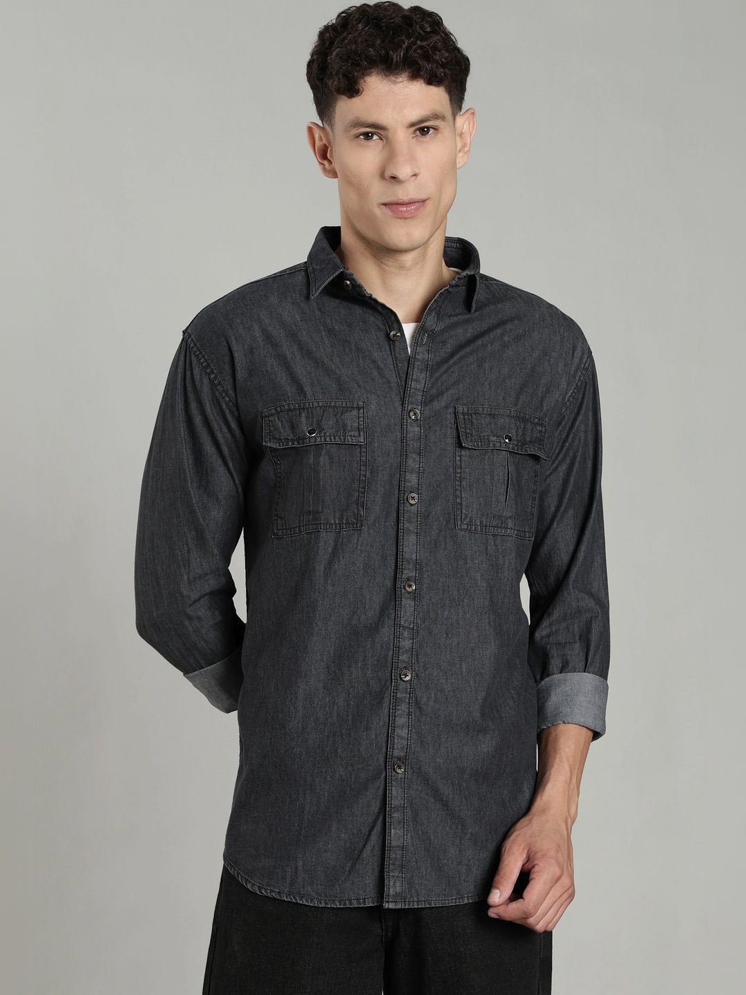 7TH LEGION Men Comfort Sheer Casual Shirt-picture-16