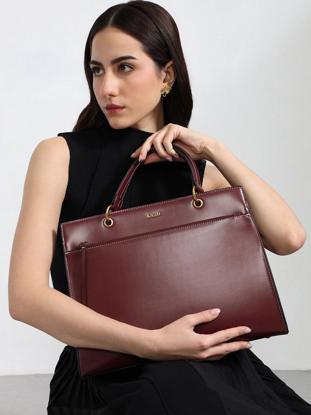 Kazo Oversized Structured Handheld Bag-picture-29