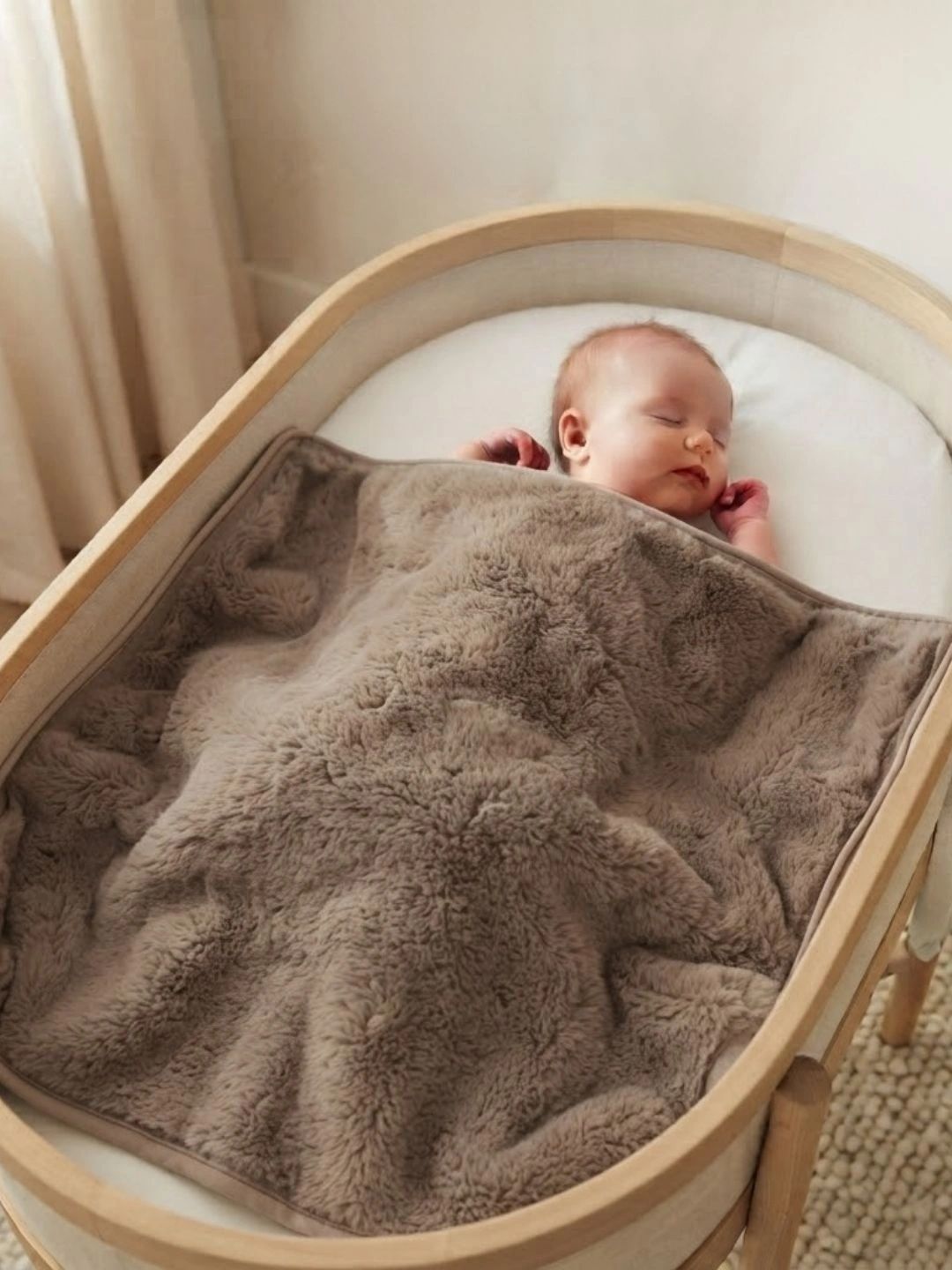 MINI KLUB Beige 210 GSM Blanket-picture-54