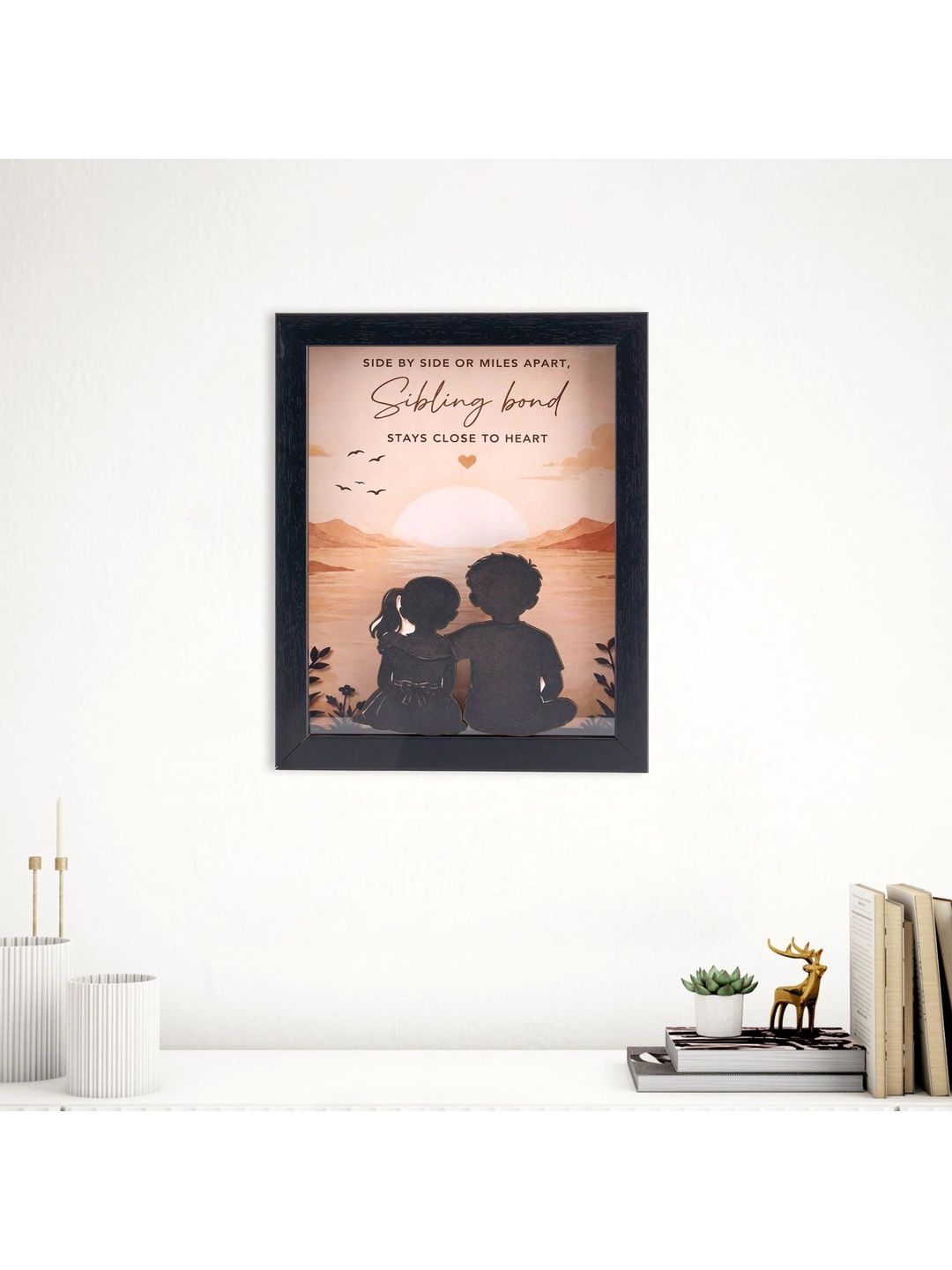 Home Centre Black 1 Pieces Plastic Wall Photo Frames-picture-49