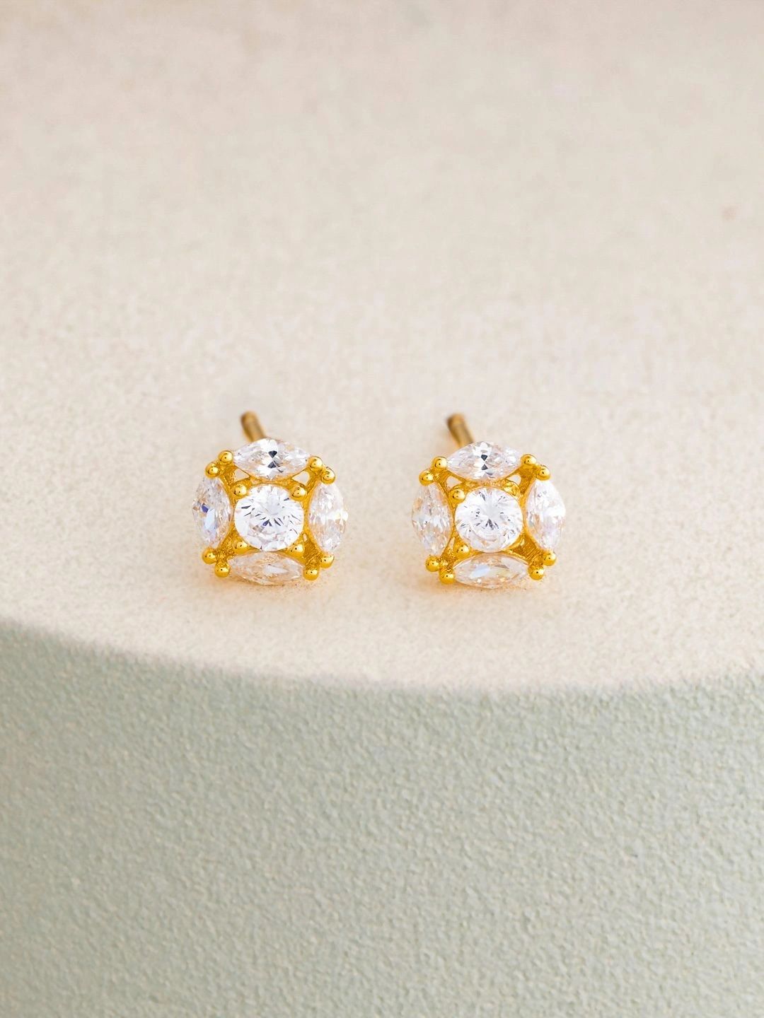 Kushal's Fashion Jewellery Circular Studs Earrings-image-43