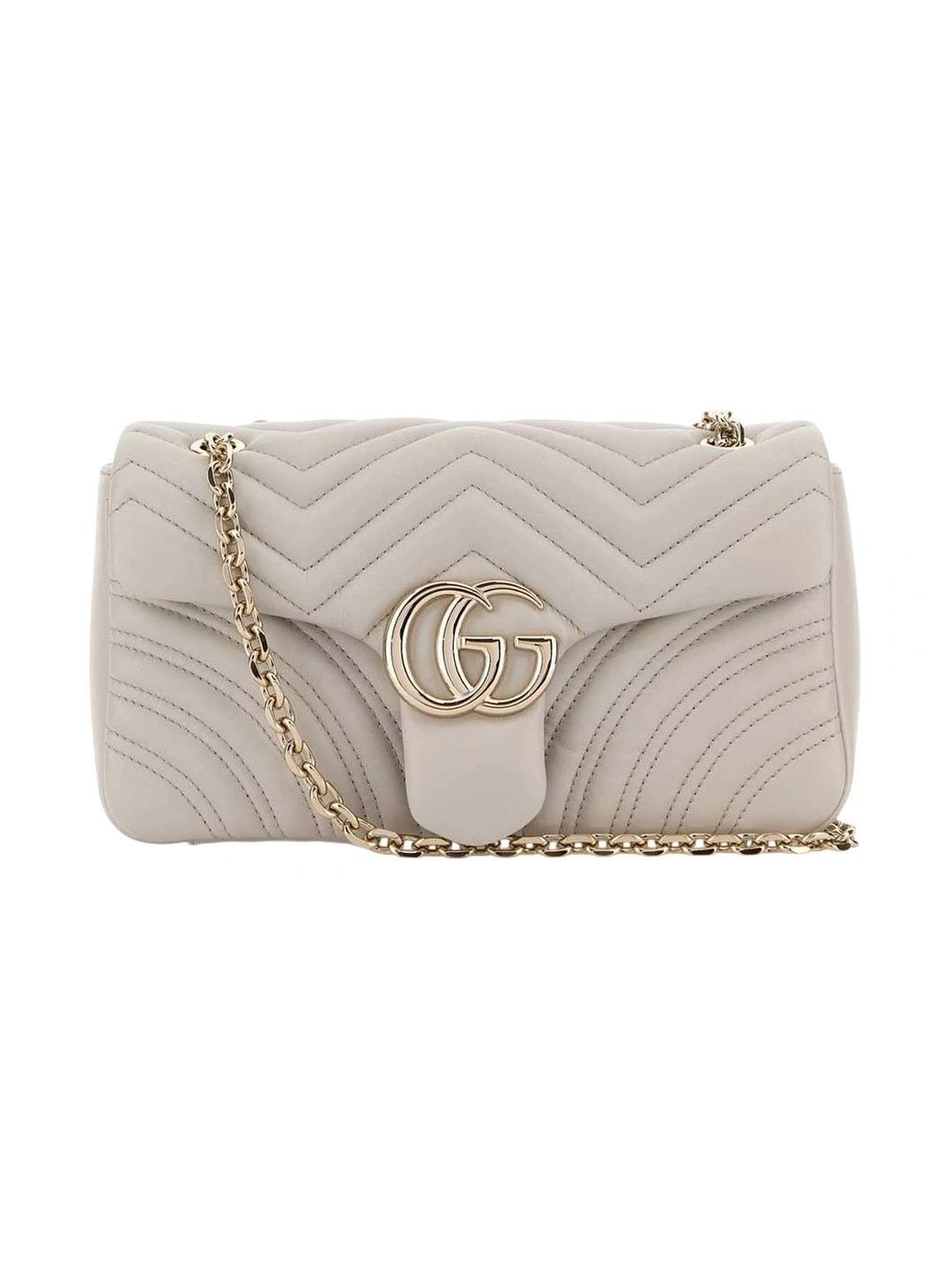 Gucci Textured Leather Shoulder Bag with Quilted-picture-39