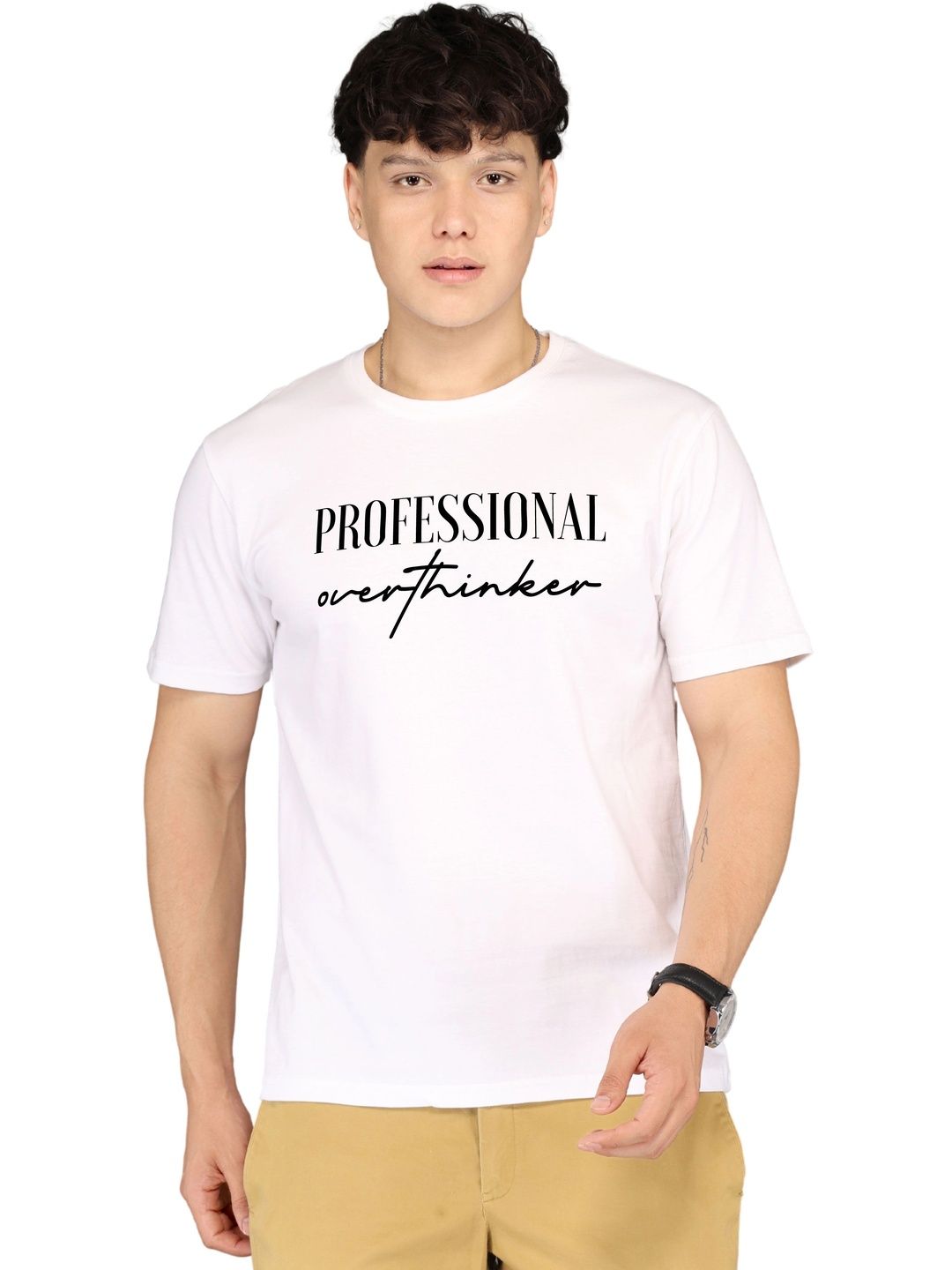 HERE&NOW Men Typography Printed T-shirt-picture-15