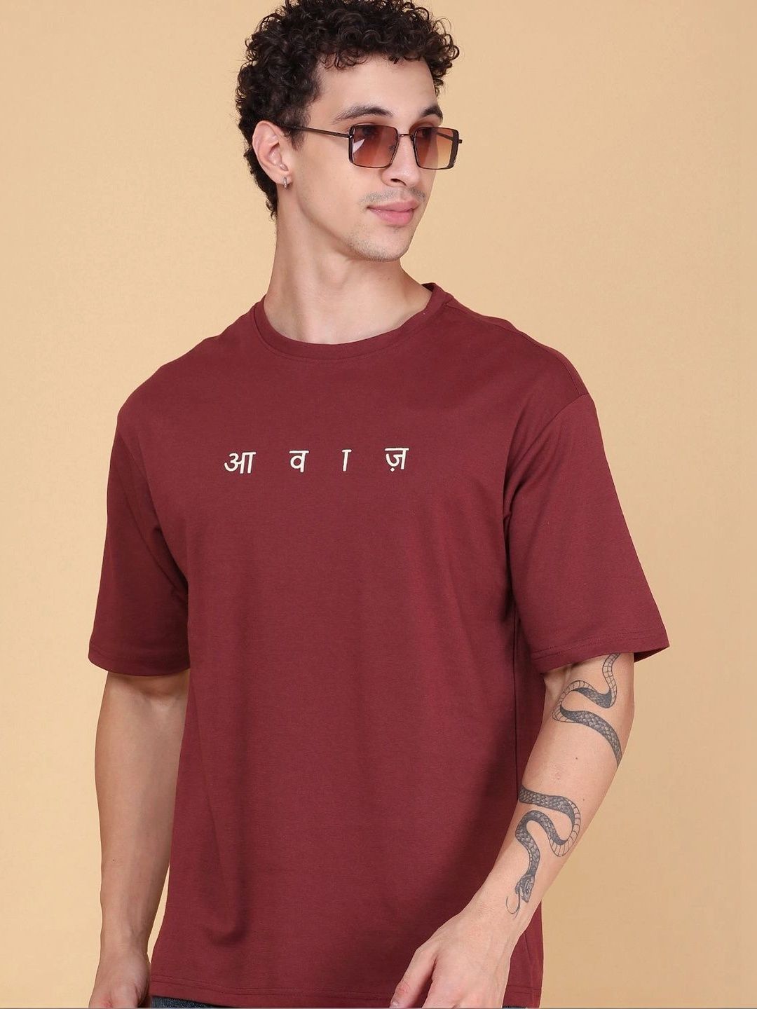 LIMEROAD Men Typography Printed T-shirt-picture-20