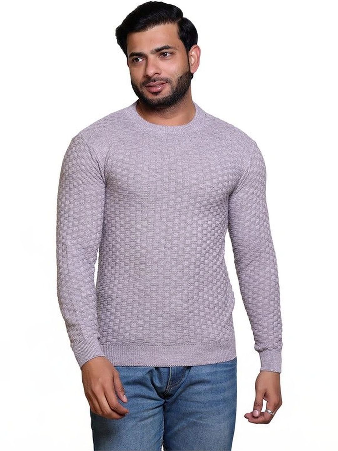 Grand Line Men Cable Knit Pullover-picture-16