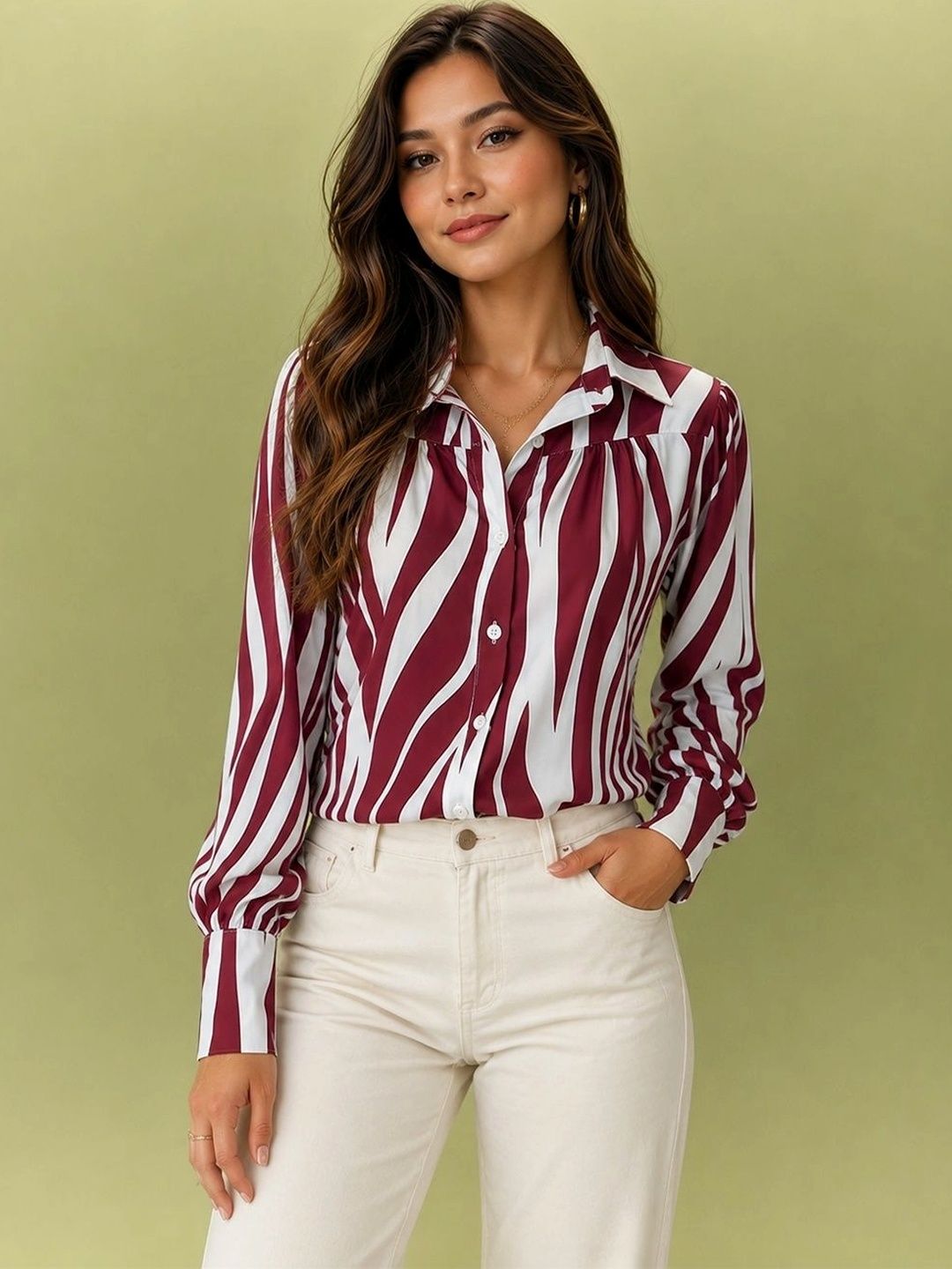 DressBerry Animal Print Top-image-12