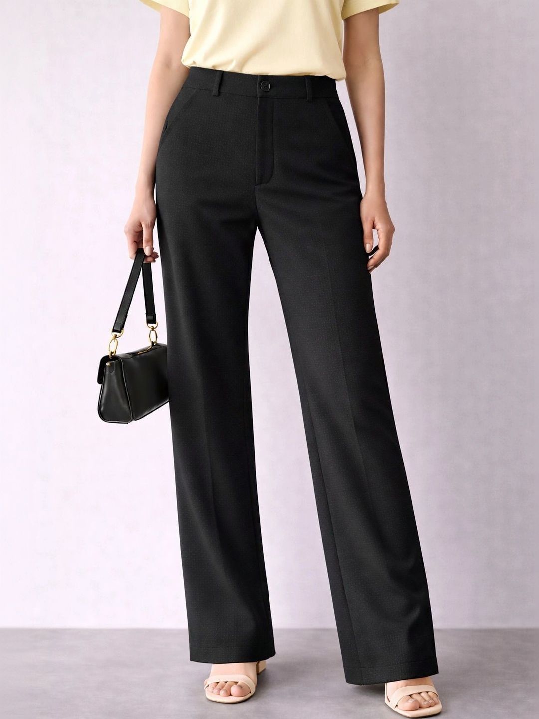 VIYONA FASHION Women Relaxed Straight Leg Trousers-picture-34