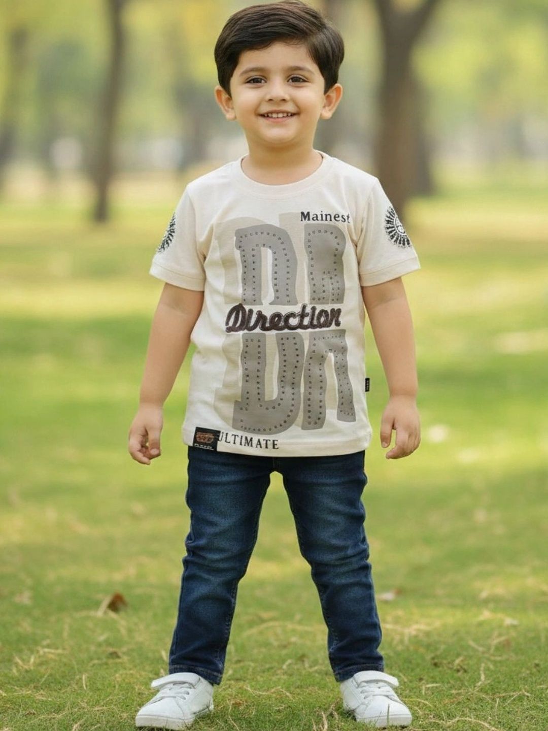 V-Mart Boys Typography Printed T-shirt-picture-24