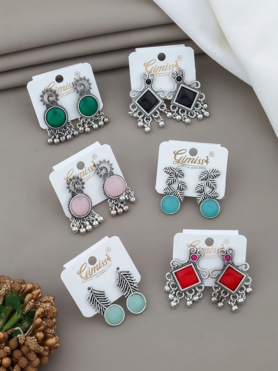 GIMISS Geometric Drop Earrings-picture-18