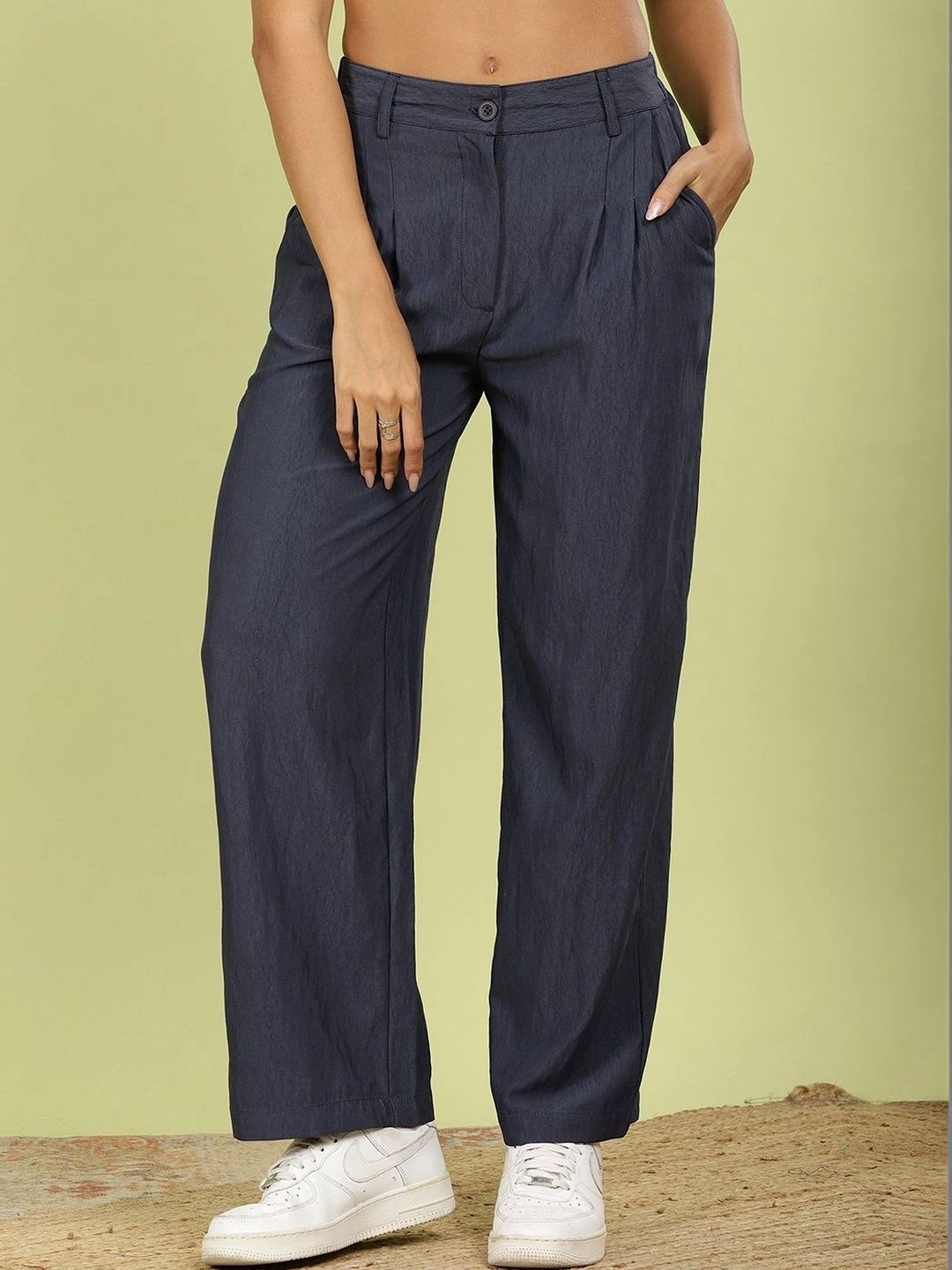 FUTURO Women Classic Loose Fit Trousers-picture-24