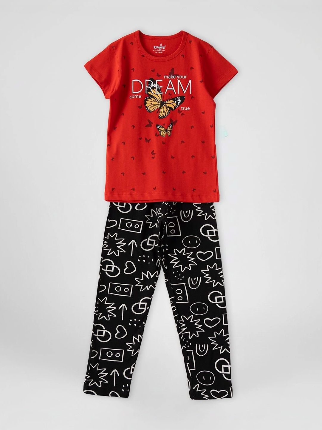 ZUNIORS SSC Girls Printed Night suit-picture-11