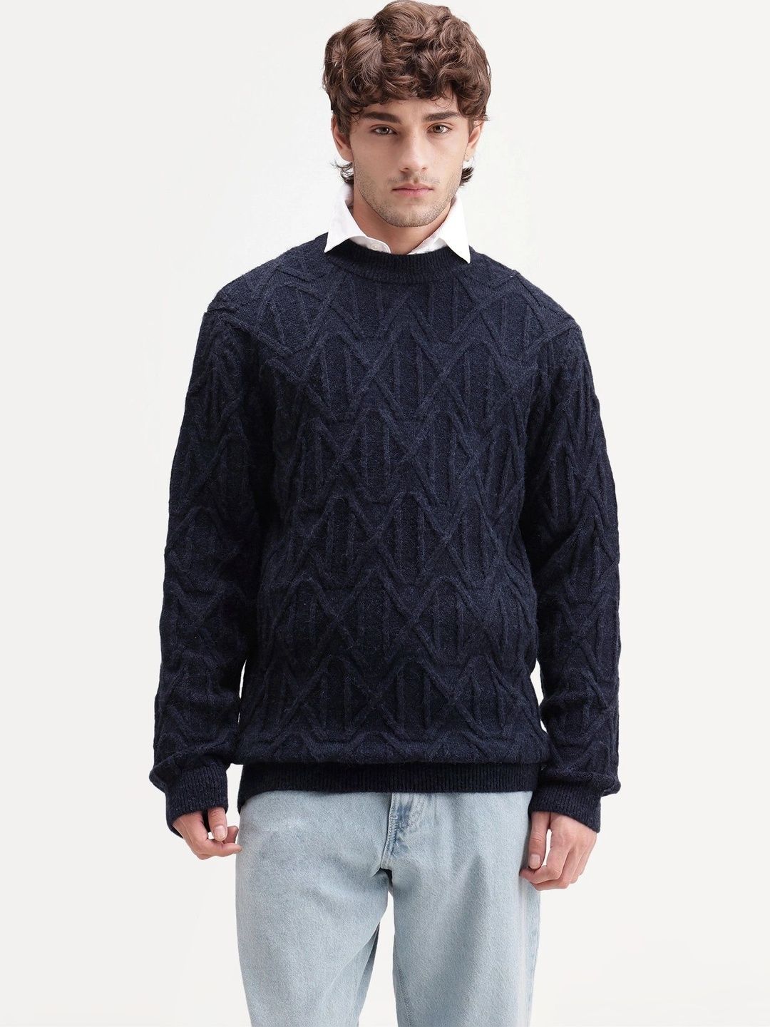 RARE RABBIT Men Striped Pullover-picture-20