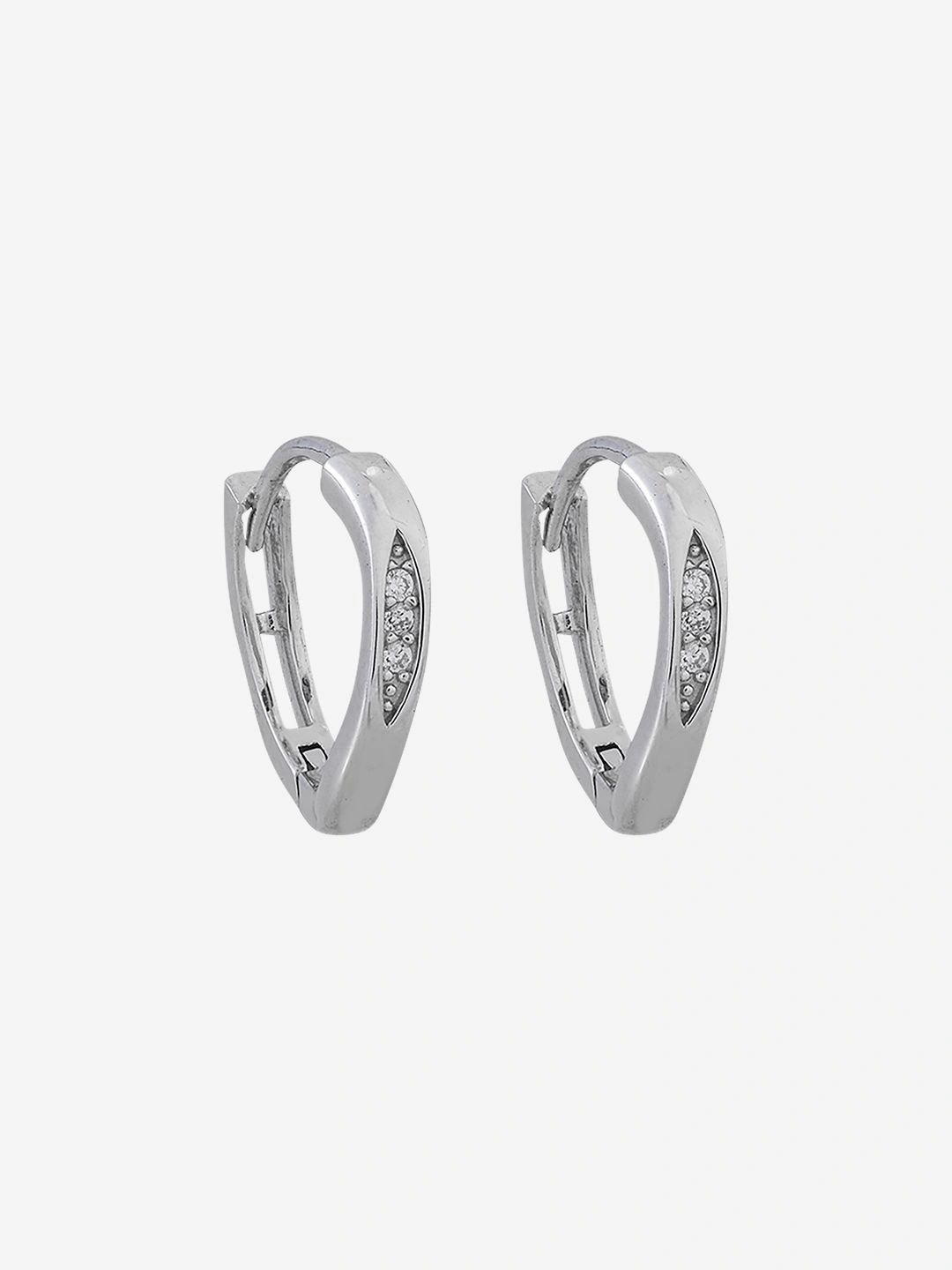 Kushal's Fashion Jewellery Geometric Hoop Earrings-picture-34