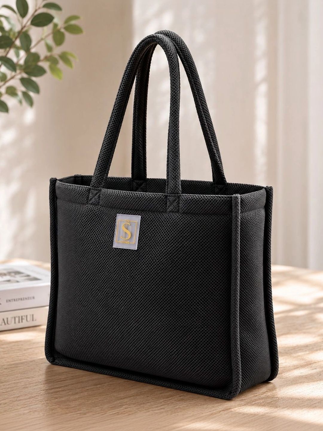 THE S LIVING Unisex Textured Messenger Bag-picture-24