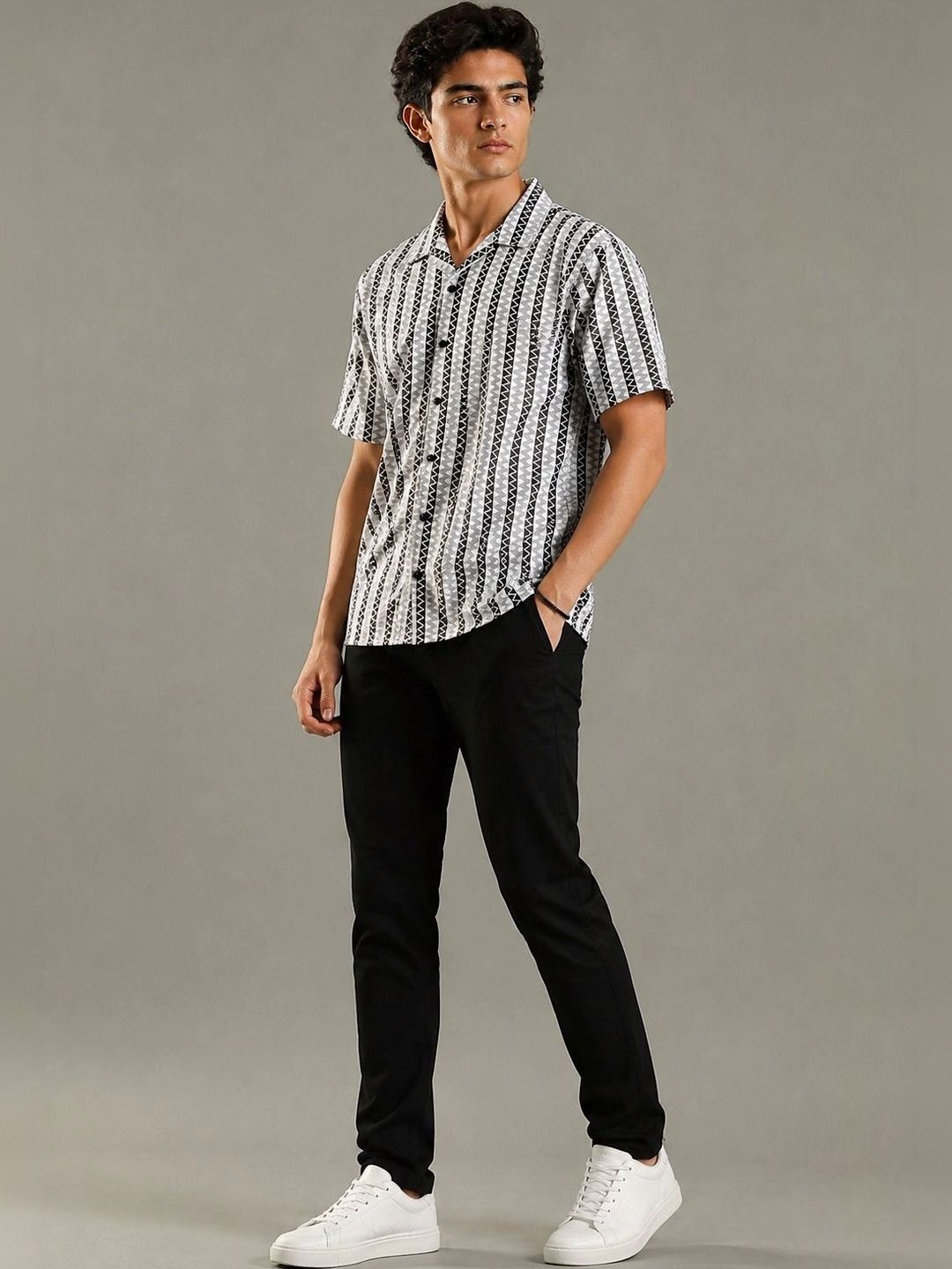 Moda Rapido Men Comfort Printed Casual Shirt-picture-56