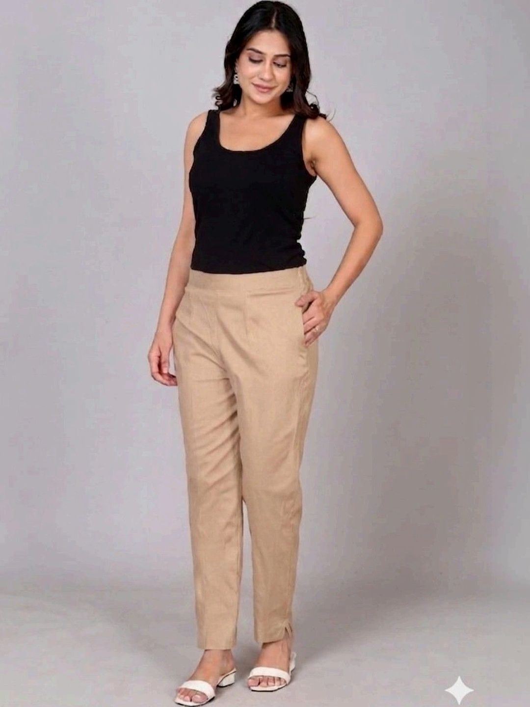 RIVNIX Women Smart High-Rise Trousers-picture-13