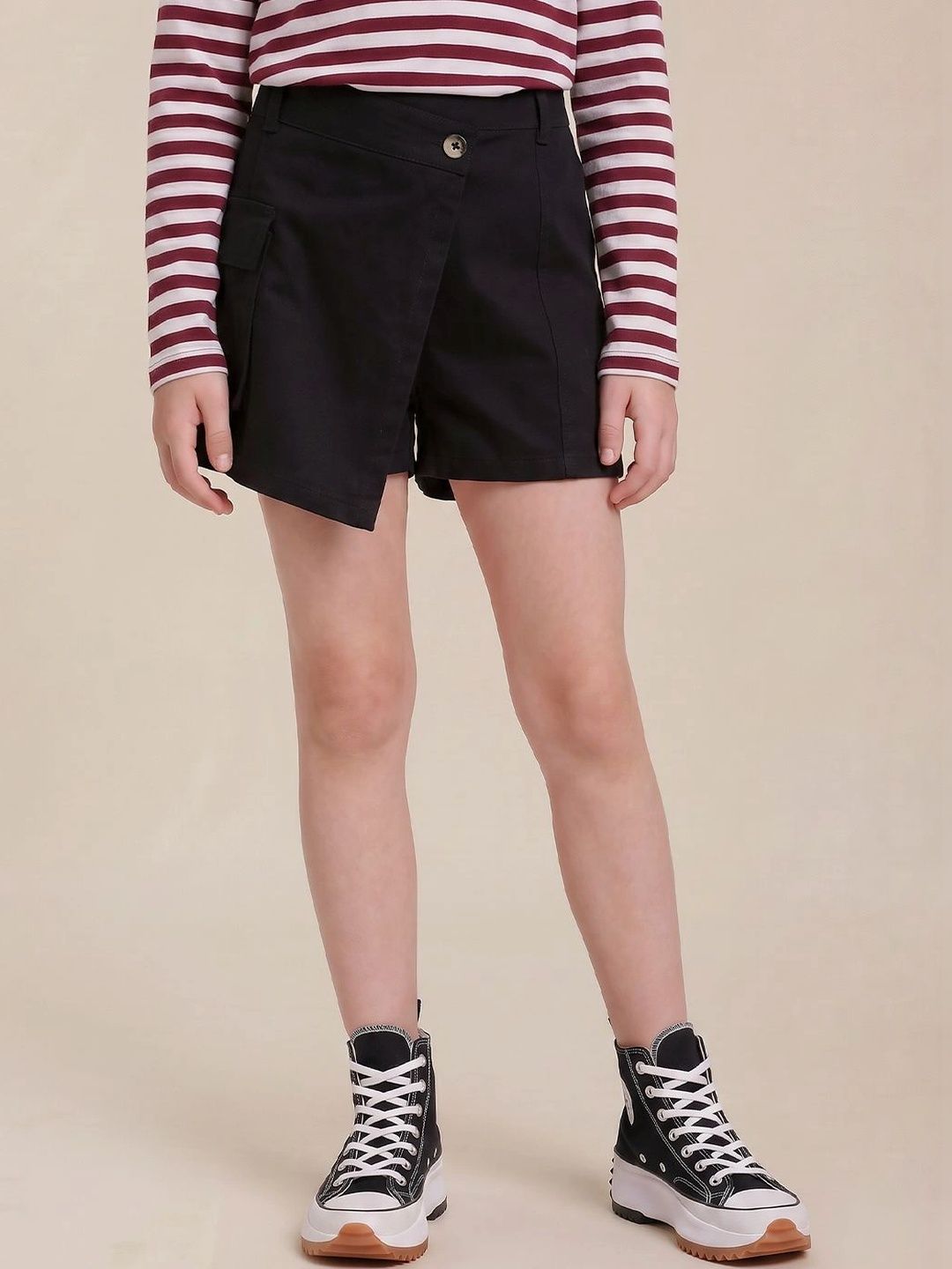 Vero Moda Girls Cotton Mini Skorts Skirt-picture-11