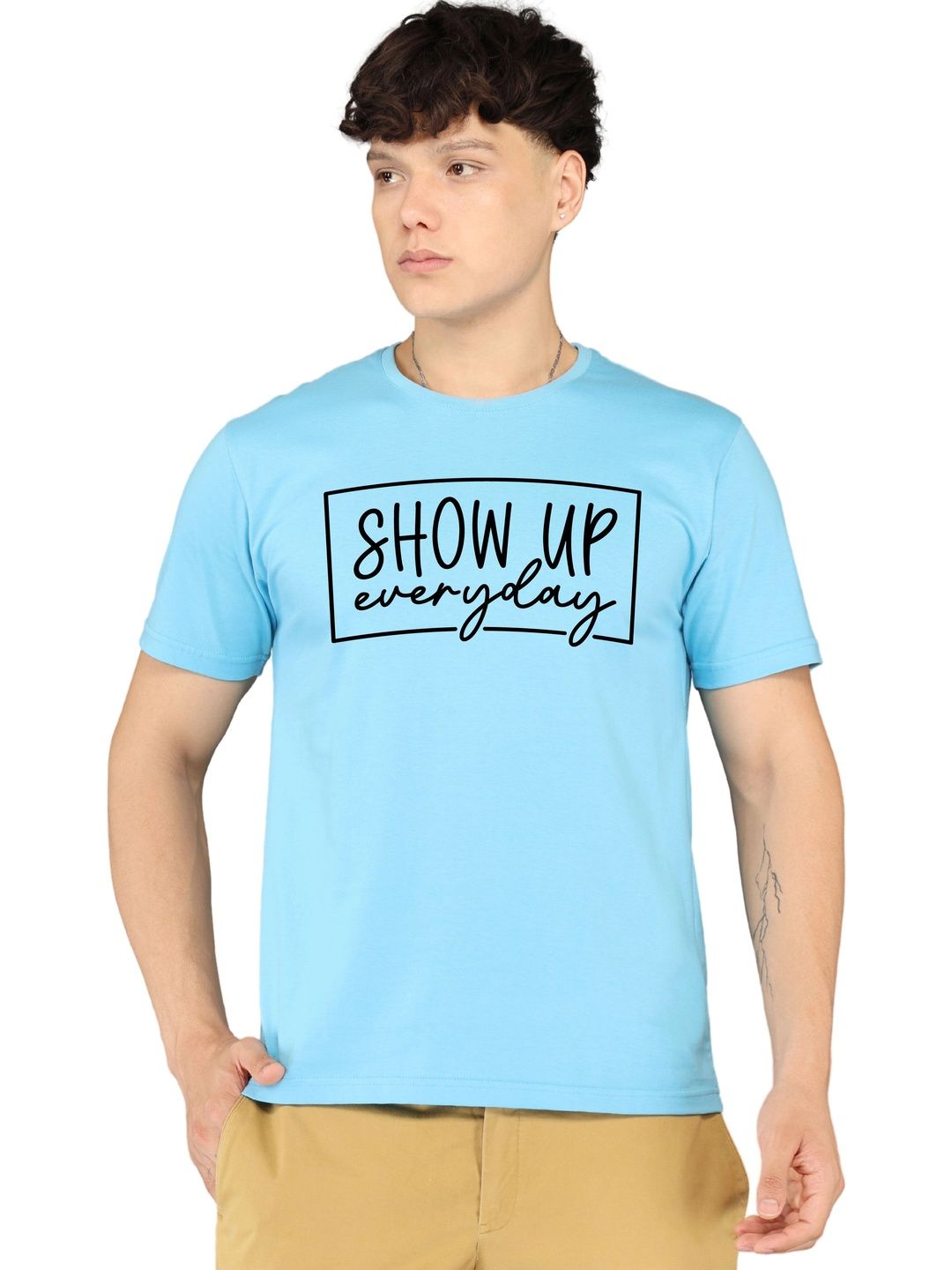 HERE&NOW Men Typography Printed T-shirt-picture-33