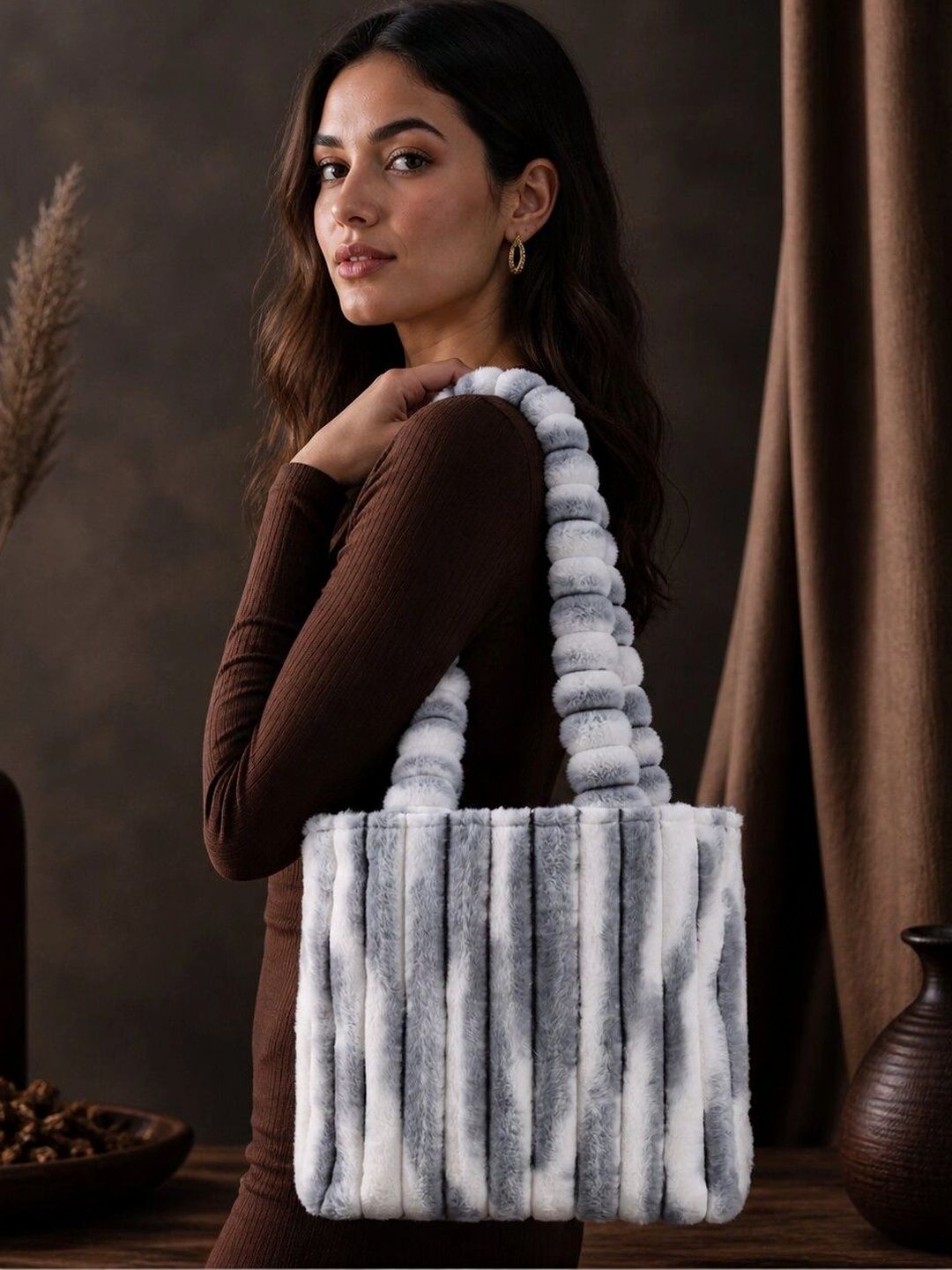 THE S LIVING Unisex Striped Messenger Bag-picture-52