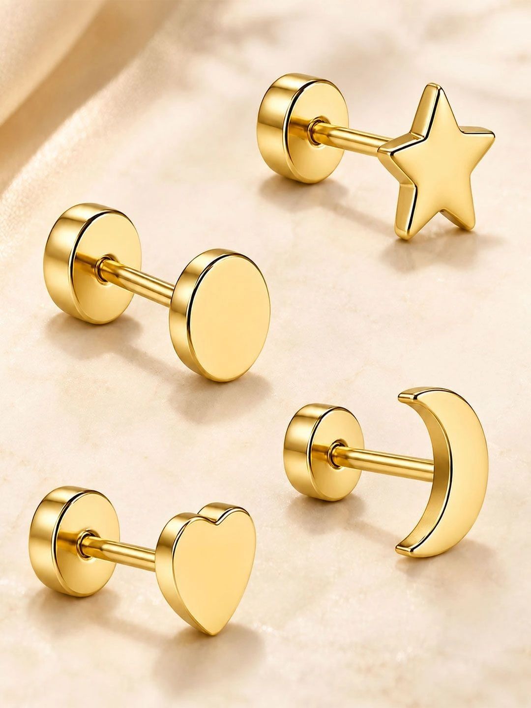 VAMA Geometric Studs Earrings-picture-43