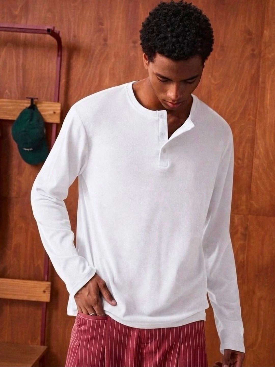 Imsa Moda Men Henley Neck T-shirt-picture-0