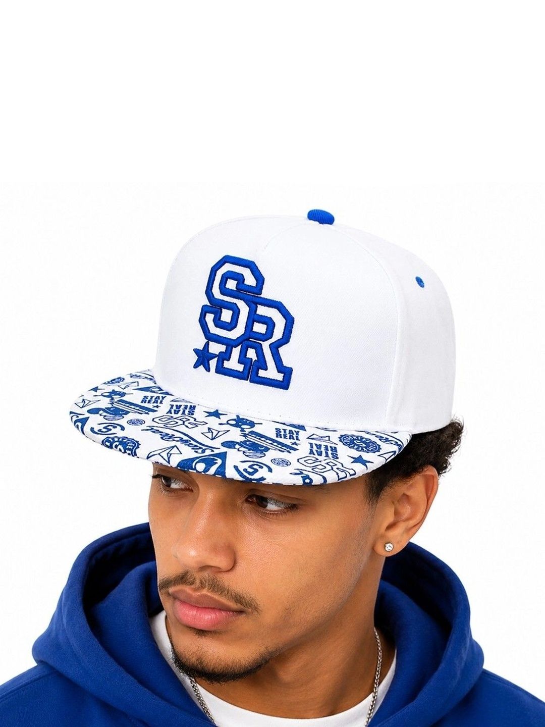 JENNA Men Printed Snapback Cap-image-36