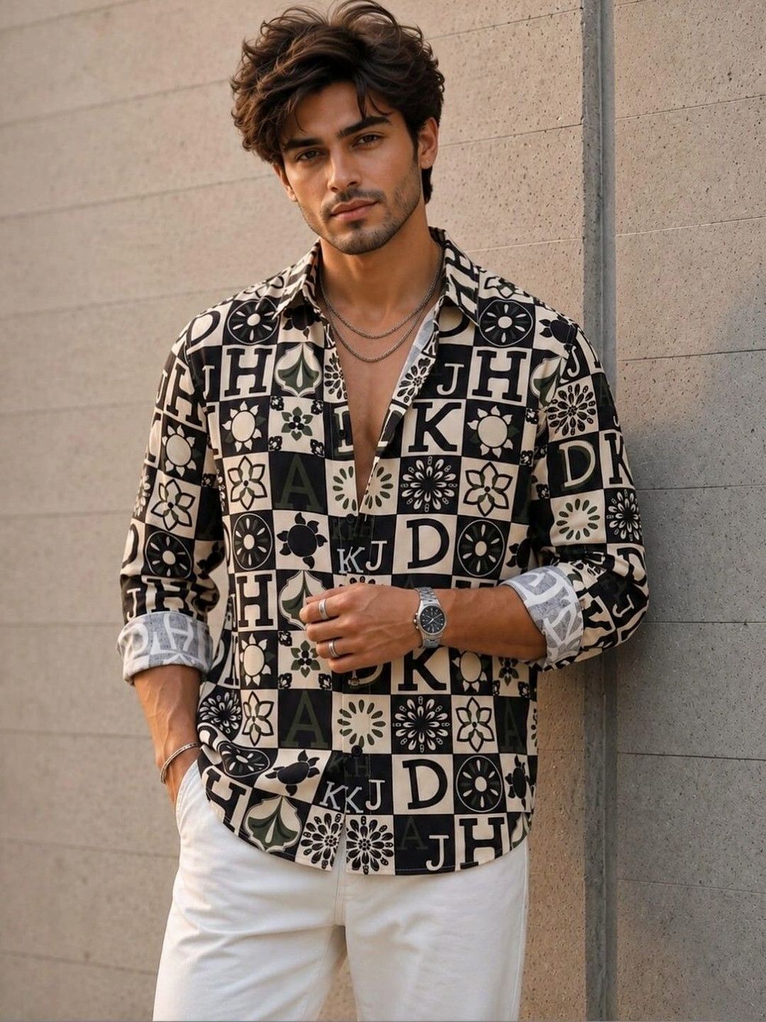TokyoTrends Men Printed Casual Shirt-image-10