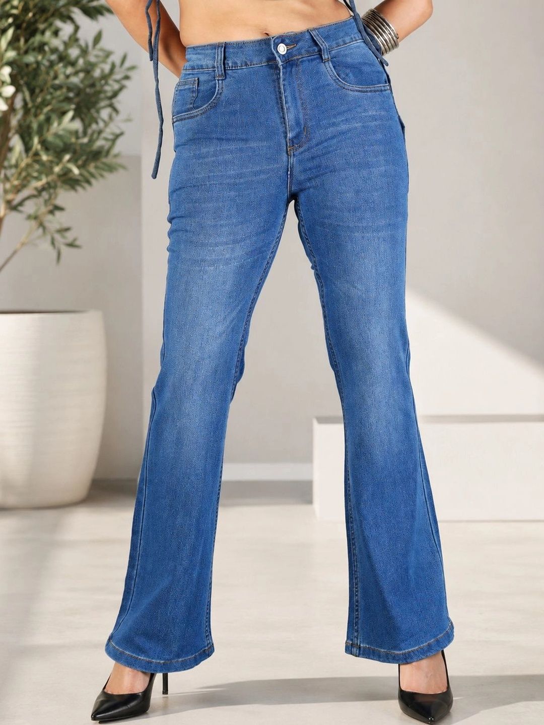 Roadster Women Bootcut High-Rise Stretchable Jeans-picture-21