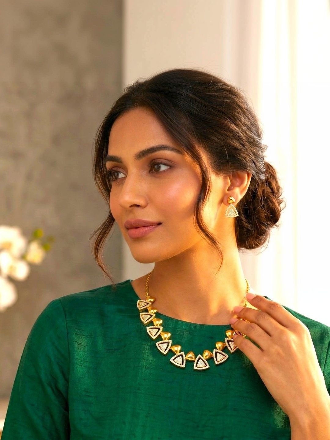 SHINEORA Copper Gold-Plated Necklace-image-34