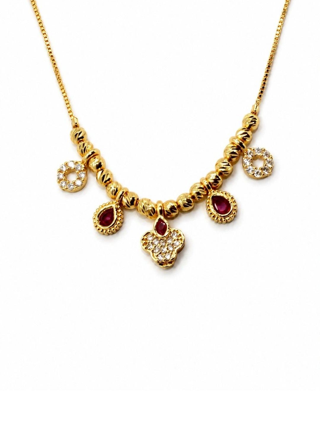 SHINEORA Copper Gold-Plated Necklace-image-32