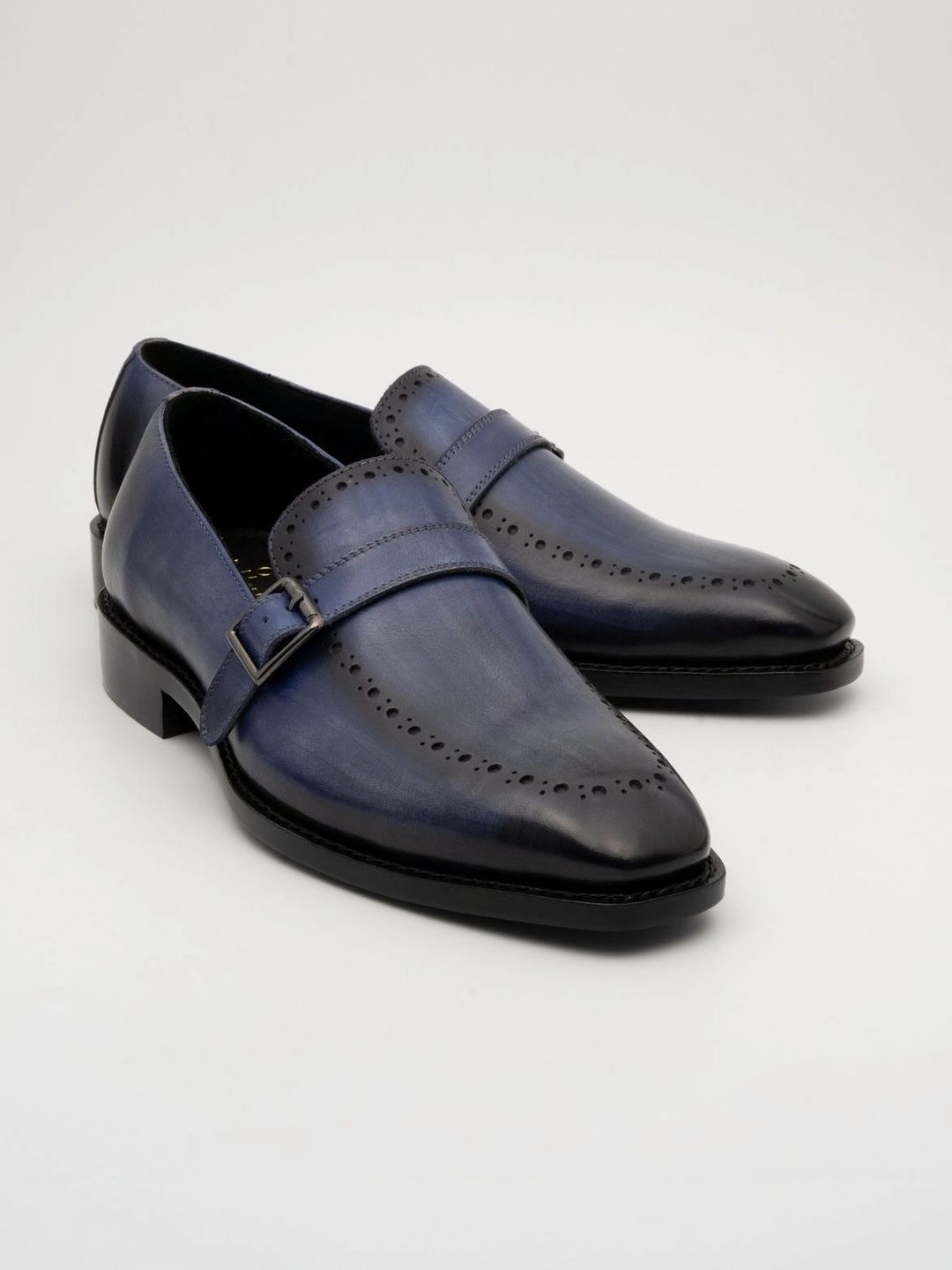 KOZASKO Men Perforations Suede Loafers-picture-26