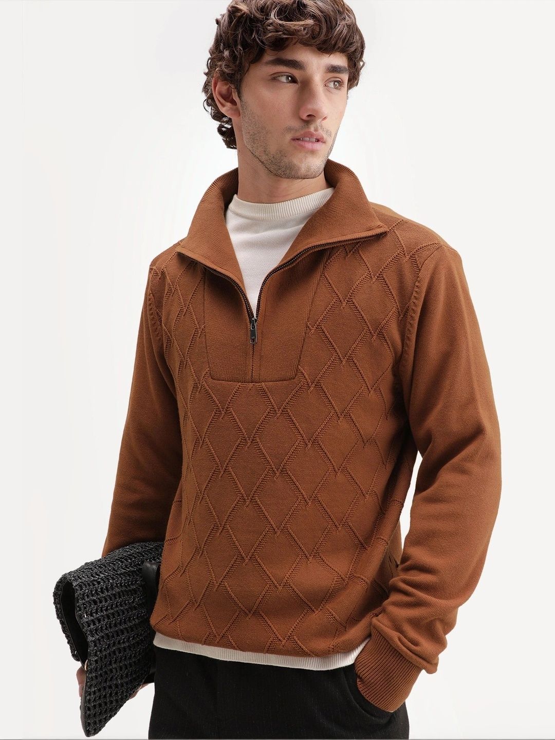 RARE RABBIT Men Striped Pullover-picture-39