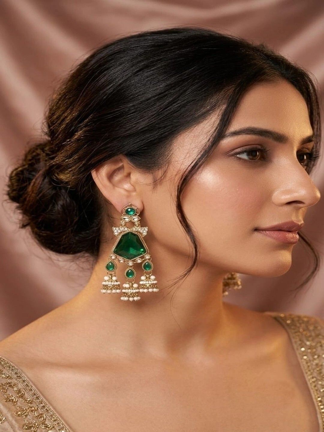AE Jewels Geometric Drop Earrings-image-4