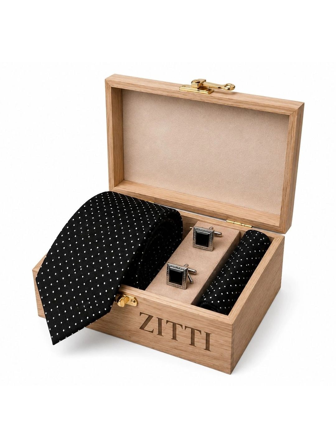 ZITTI Men Accessory Gift Set of Tie Cufflinks & Pocket Square-picture-38