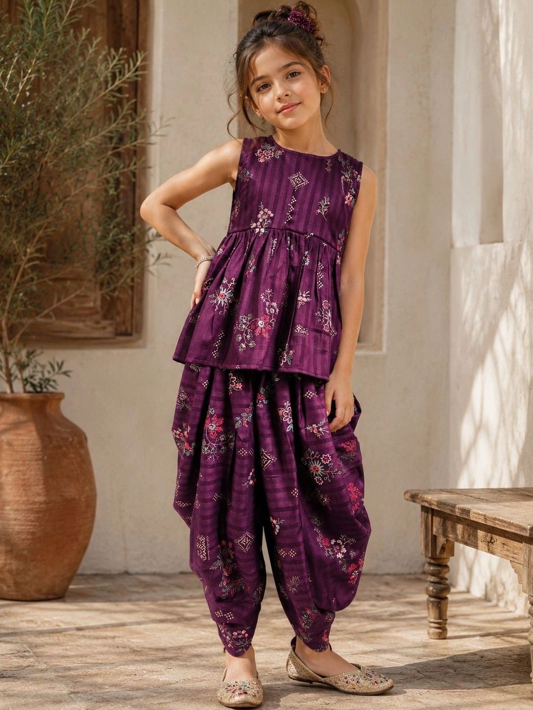 Ishti Floral Print A-Line Sleeveless Dress-picture-54