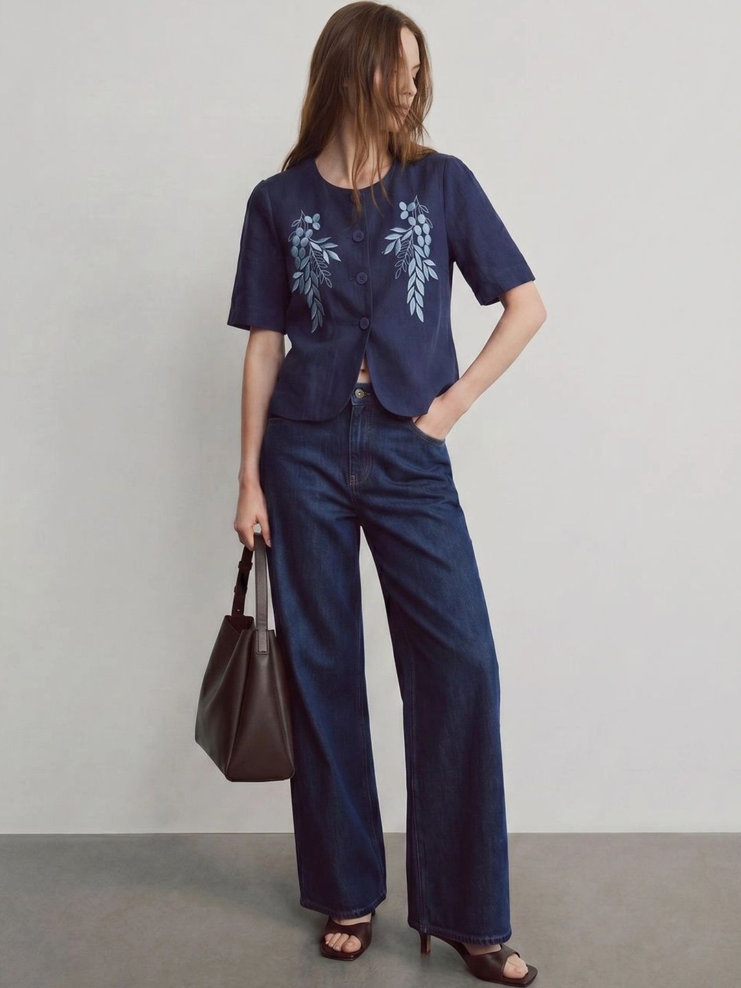 Vero Moda Floral Embroidered Cotton Top-picture-22